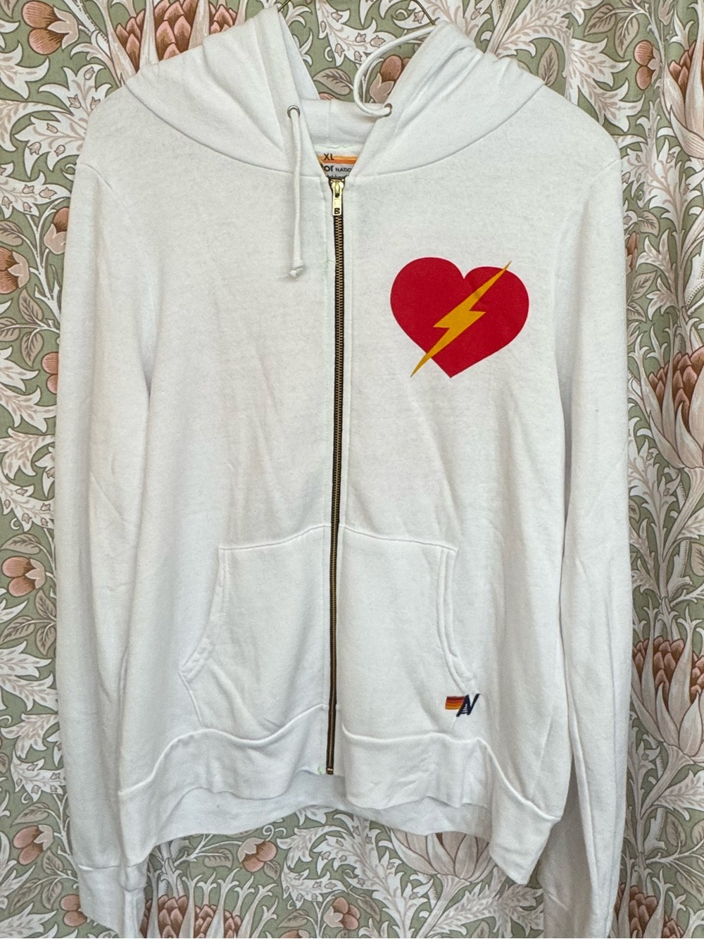 AVIATOR NATION Bolt Heart full zip hoodie - Never Worn